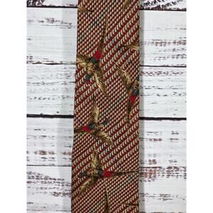 VTG Hathaway Pheasant Novelty Tie Silk Made USA Hunting Birds Necktie